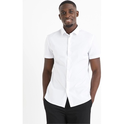 Celio Daslim Риза с къс ръкав Celio Celio | Byal | МЪЖЕ | S