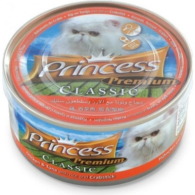 Princess Premium Kurča, Tuniak, Krab 170 g