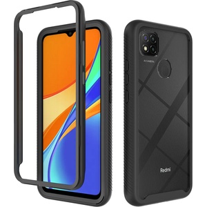 Techsuit Калъф за Xiaomi Redmi 9C / Redmi 9C NFC - Techsuit - Defense360 Pro + Протектор за екран - Черен