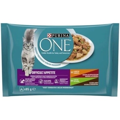 Purina ONE s ťažkou chuťou mix príchutí 48 x 85 g