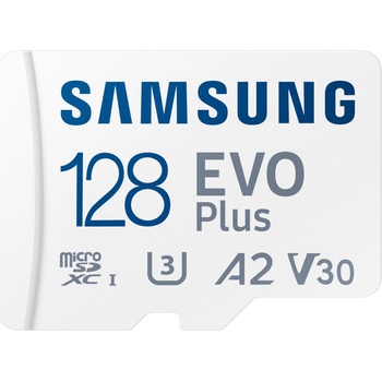 Samsung MicroSDXC 128GB EVO Plus 2024 + SD adaptér MB-MC128SA/EU