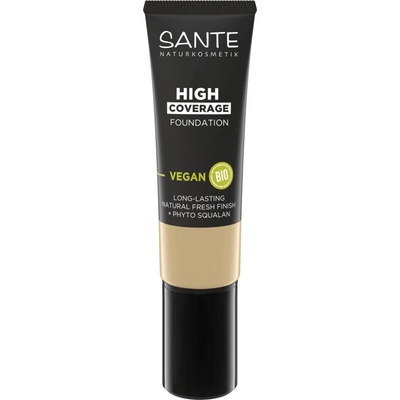 Sante High Coverage Foundation make-up 08 Warm Chestnut 25 ml