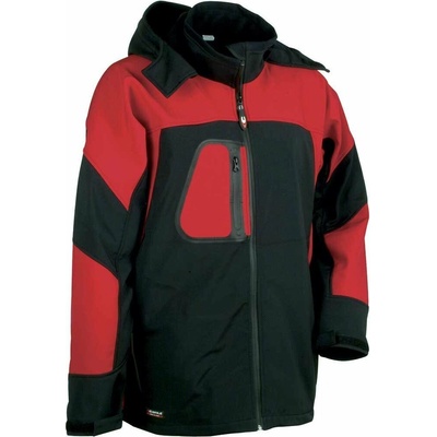 Cofra bunda Sweden softshell + červená