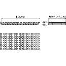 Alcadrain AP4- Přelivový rošt s protiskluzem, 35 x 295 x 1000mm AP4-295-1000