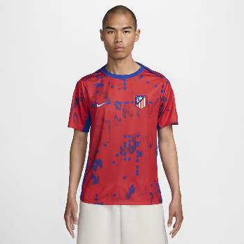 Nike Футболна фланелка Nike Atletico Madrid Home Pre Match Shirt 2024 2025 Adults - Red