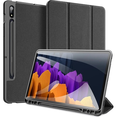 Dux Ducis Калъф с Pen Поставка за Samsung Tab S8/S7 11", Dux Ducis Domo Case, Черен (6934913042526)