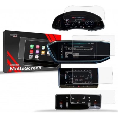 GRIZZ Protector, Ochranná fólie na display 4v1 Matte, Audi A6, C8, 2018- , Display 12,3"