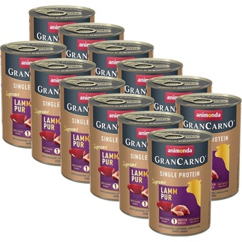 Animonda GranCarno Single Protein - агнешко 12 x 400г