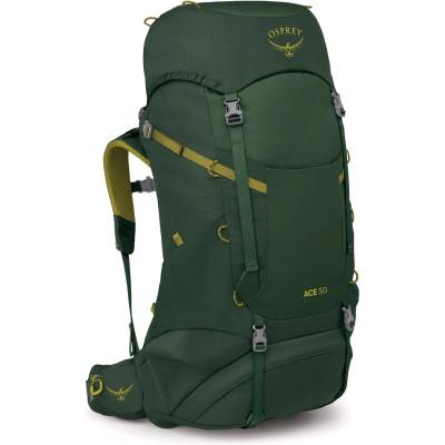 Osprey Детска детска раница Osprey Kid's Ace 50 Kids' backpack - Green Canopy / Matcha Green - размер One Size (508-0702-0211)