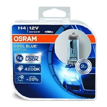 Osram Cool Blue Intense 64193CBI-HCB H4 P43t-38 12V 60/55W