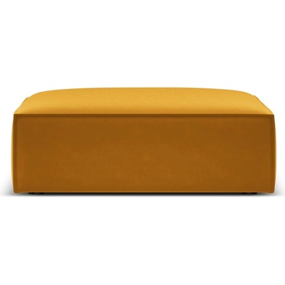 Mazzini Sofas Кадифена табуретка в цвят горчица Vanda - Mazzini Sofas (MAZ_POUF_51_F1_VANDA4)