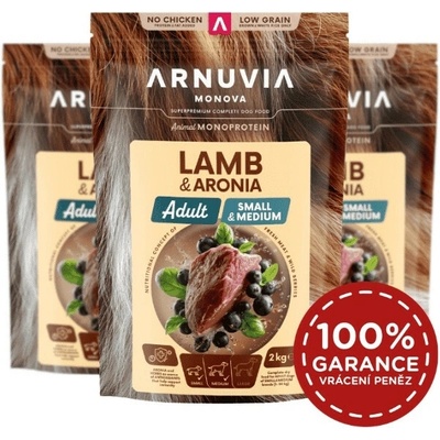 Arnuvia Monova adult Small & Medium Lamb & Aronia 6 kg