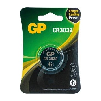 GP Batteries Литиева бутонна батерия gp cr-3032 3v 1 бр. в блистер /цена за 1 бр. /, gp-bl-cr3032-cpu1