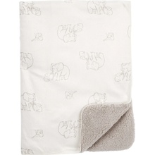 CARTER'S Deka sherpa baranček White Grey Elephant neutrál