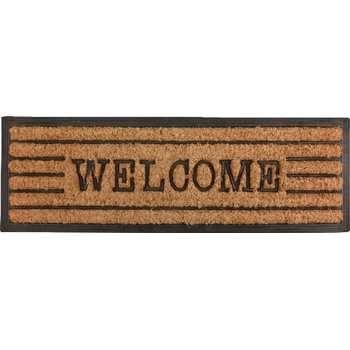 ESSCHERT DESIGN BEST FOR BOOTS s kokosovým vláknem a nápisem Welcome přírodní s černou 75 x 25 cm