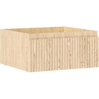 Mexen Rivel шкаф за баня под мивка 50 см, 1 чекмедже, оребрено, дъб - 91A20-05023-1-BF81 (91A20-05023-1-BF81)