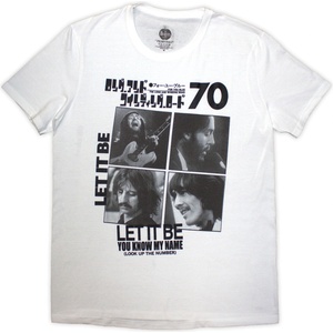 The Beatles 1970 White L Риза (BEATTEE626MW03)