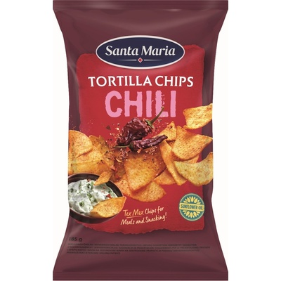 Santa Maria Tortilla chips chilli 185 g