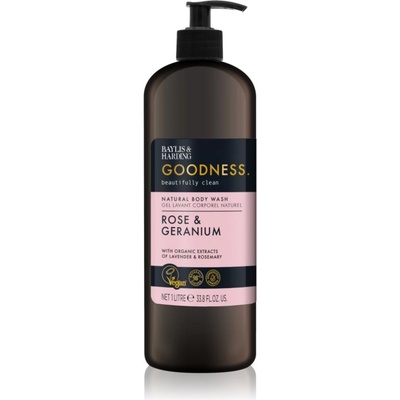 Baylis & Harding Goodness Rose & Geranium душ гел 1000ml