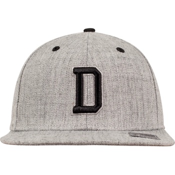 Urban Classics Шапка с козирка в сиво Letter Snapback D UB-10532-00318 - Сив, размер htgrey/L