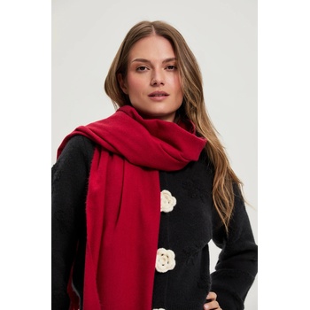 Moodo Шал с ресни червен Moodo Moodo | Cherven | ЖЕНИ | ЕДИН РАЗМЕР
