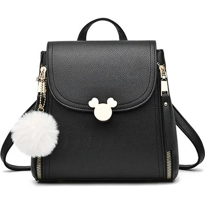 DELIS Дамска раница, Mickey GT2491, Черна (GT2491)