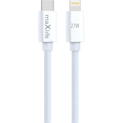 Maxlife MXUC-12 USB-C Lightning 1m bílý