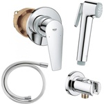 GROHE Комплект за вграждане, за баня, Bau Edge, 29040001 + 28628000 + 27512001 + 26334001, Grohe