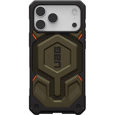 Urban Armor Gear Magsafe Противоударен Калъф за iPhone 17 Pro, UAG Monarch Pro Kevlar Case Element Green, Зелен (840283922039)