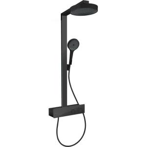 Hansgrohe Rainfinity - Душ комплект с термостат, диаметър, 25 cm, 3 струи, черен мат 28742670 (28742670)