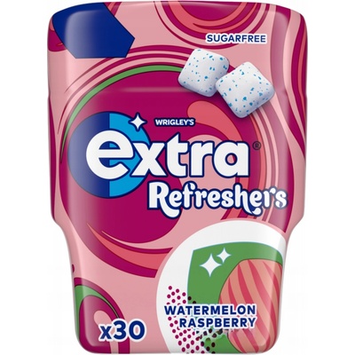 Wrigley's Orbit Refreshers žvýkačka bez cukru s příchutí melounu a malin 30 ks 67g