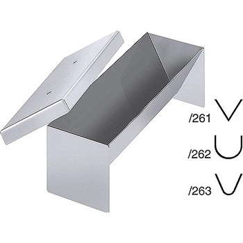 Contacto Forma ve tvaru "V" na paštiku se zakuleaceým dnem 0,7 l 882/263 inox