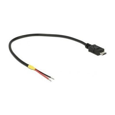 Delock 85541 USB 2.0 Micro-B (M) - 2 x drôty bez konektora, 0,2m