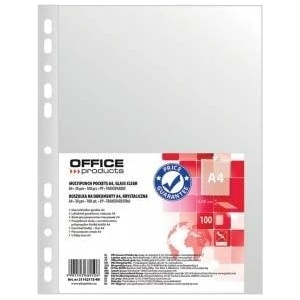 Office Products Document T-shirts A4 OFFICE PRODUCTS PP transparent 30microns op100pcs