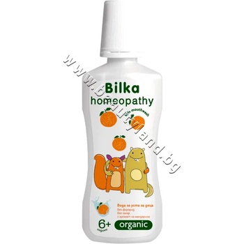 BilkaDent Вода за уста Bilka Homeophaty Kids Mouthwash, p/n BI-2903457 - Вода за уста за деца с вкус на мандарина (BI-2903457)