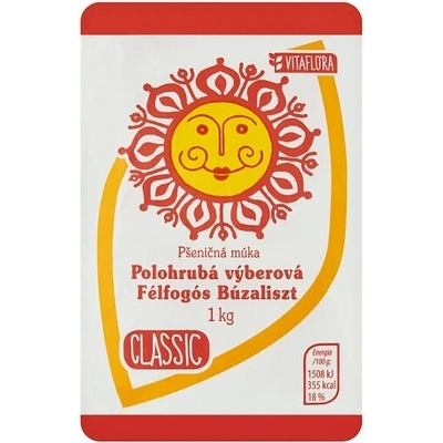 Vitaflóra Classic pšeničná múka polohrubá výberová 1000 g