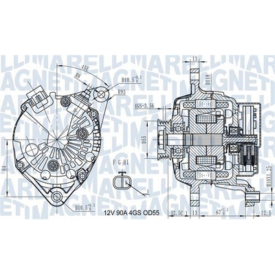 generátor MAGNETI MARELLI 063731725010