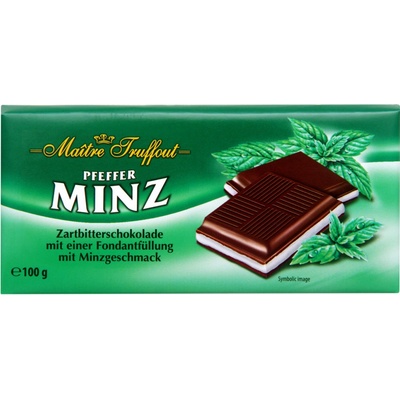 Maitre Truffout Plněná máta 100 g