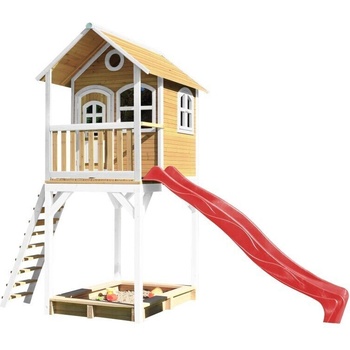 axi Къща за игра Romy, AXI с пясъчник, Red Slide (A030.070.21)