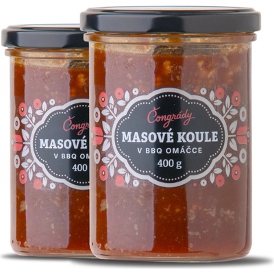 Čongrády Masové koule BBQ 400 g