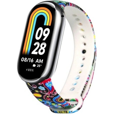 Xiaomi Páví vzor - Mi Smart Band 8/9 náhradný náramok MBSCZ-8PV