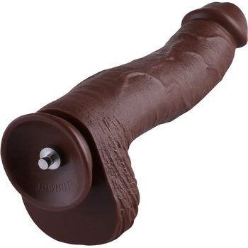 Image 1 of HISMITH HSA26 Monster Series Huge Dildo KlicLok Brown 25cm