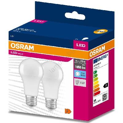 К-кт 2x LED Крушка A60 E27/10W/230V 4000K - Osram (P225641)