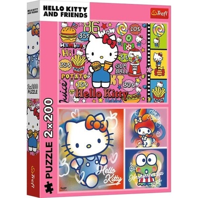Trefl Трефъл: Hello Kitty и приятели - пъзел с 2 x 200 части (13336)
