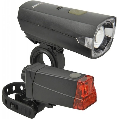 Fischer Fahrrad 85338 Led set čierne