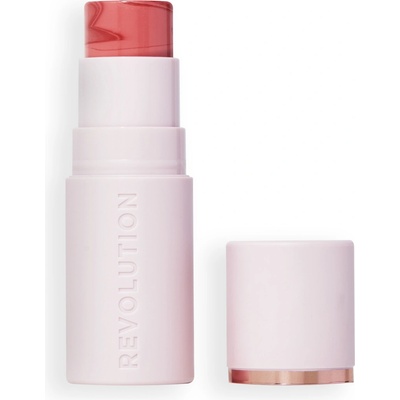 Revolution líčenka v tyčinke Silk Blush Blusher Stick Rosy Cheeks 4,5 g