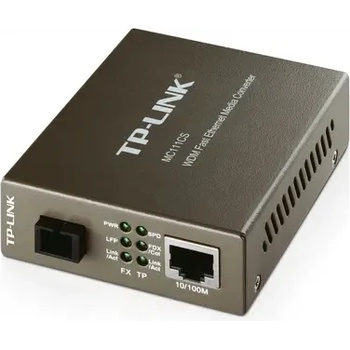 TP-Link Конвертор TP-LINK MC111CS, 10/100M RJ45 към 100M SM SC влакно, Tx1550/ Rx1310nm, (MC111CS)