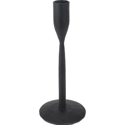 SVIETNIK na kónic svieč 20cm čierna //A98810440