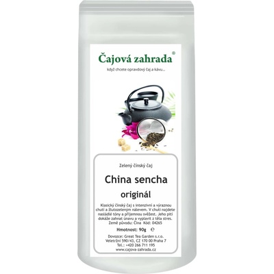 Čajová zahrada China Sencha zelený čaj 90 g