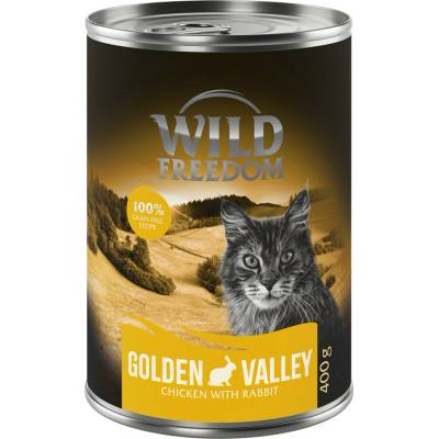 Wild Freedom Adult 6 x Golden Valley králičie a kuracie 400 g